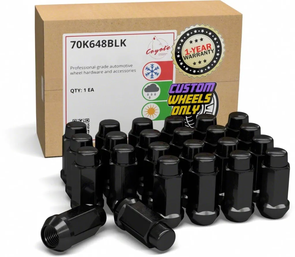 [TA-INT-033] 07409XL-BK - (400PCS MASTER BOX) BLACK XL BULGE ACORN/ 14 X