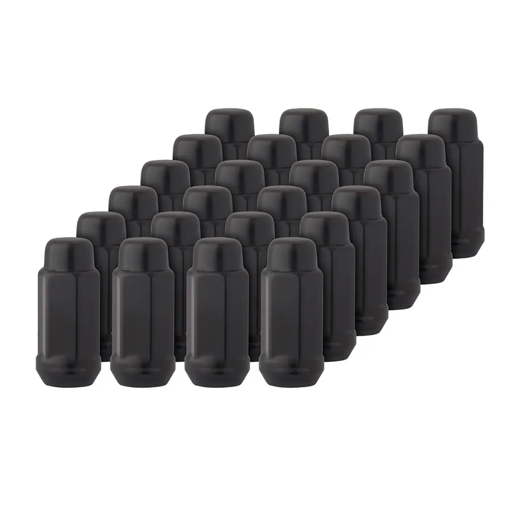 [TA-INT-038] 07450XL-BK - BLACK XL BULGE ACORN/ 14X2.00mm X 3/4' HEX X 1.90'