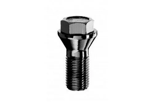 [TA-INT-083] 31925B-BK - BLACK LUG BOLTS CONE SEAT 14MM X1.25 X1.18" (30M