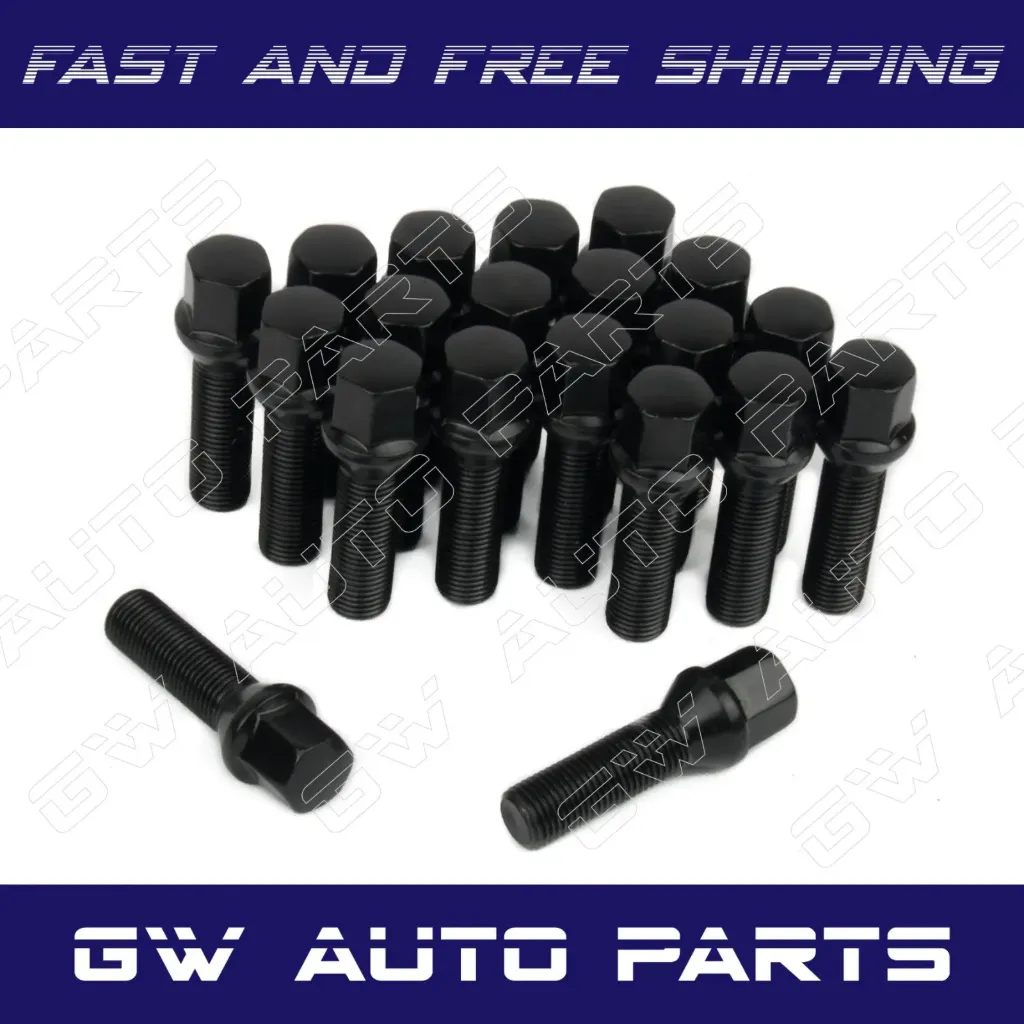 [TA-INT-093] 32150B-BK - LUG BOLTS CONE SEAT/ 16 X 1.50MM X1.26" (32MM) Dod